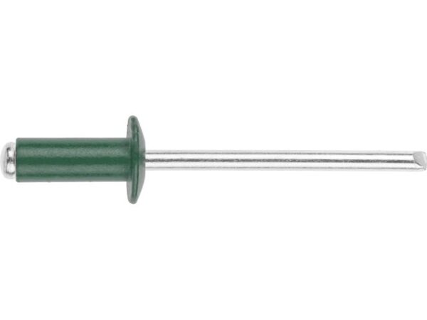 Заклепка вытяжная 4.0х10 мм алюминий/сталь, RAL 6002 (20000 шт в коробе) STARFIX